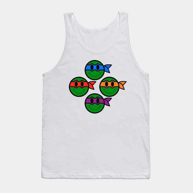 Smiling Ninja Turtles Tank Top by Kings83